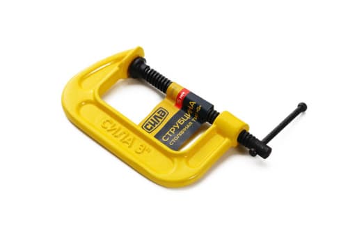 Струбцина столярна тип G (75мм) СИЛА