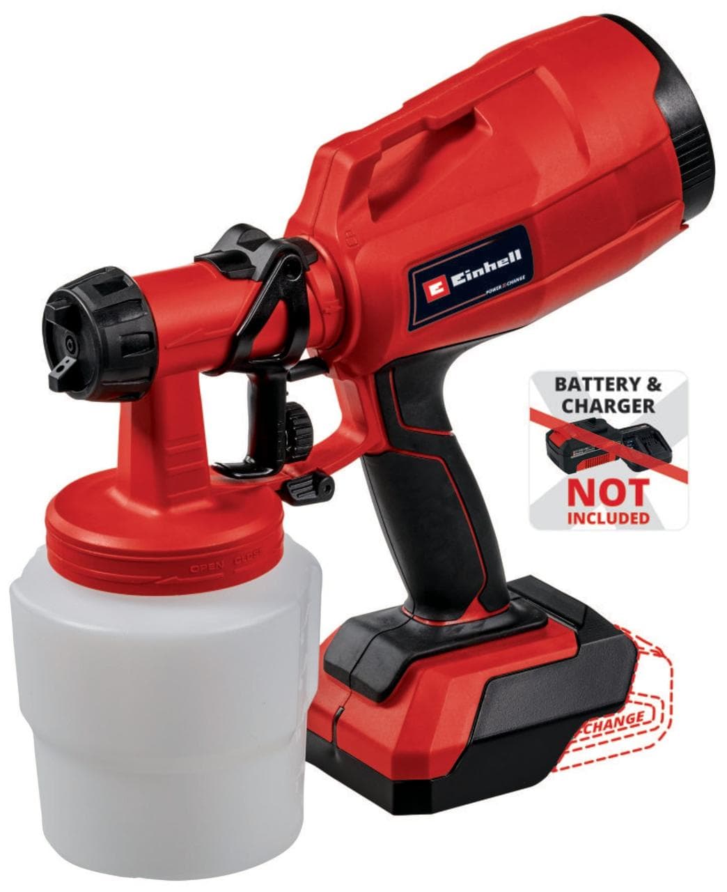 Фарборозпилювач акумуляторний Einhell TC-SY 18/60 Li - Solo (4260025)