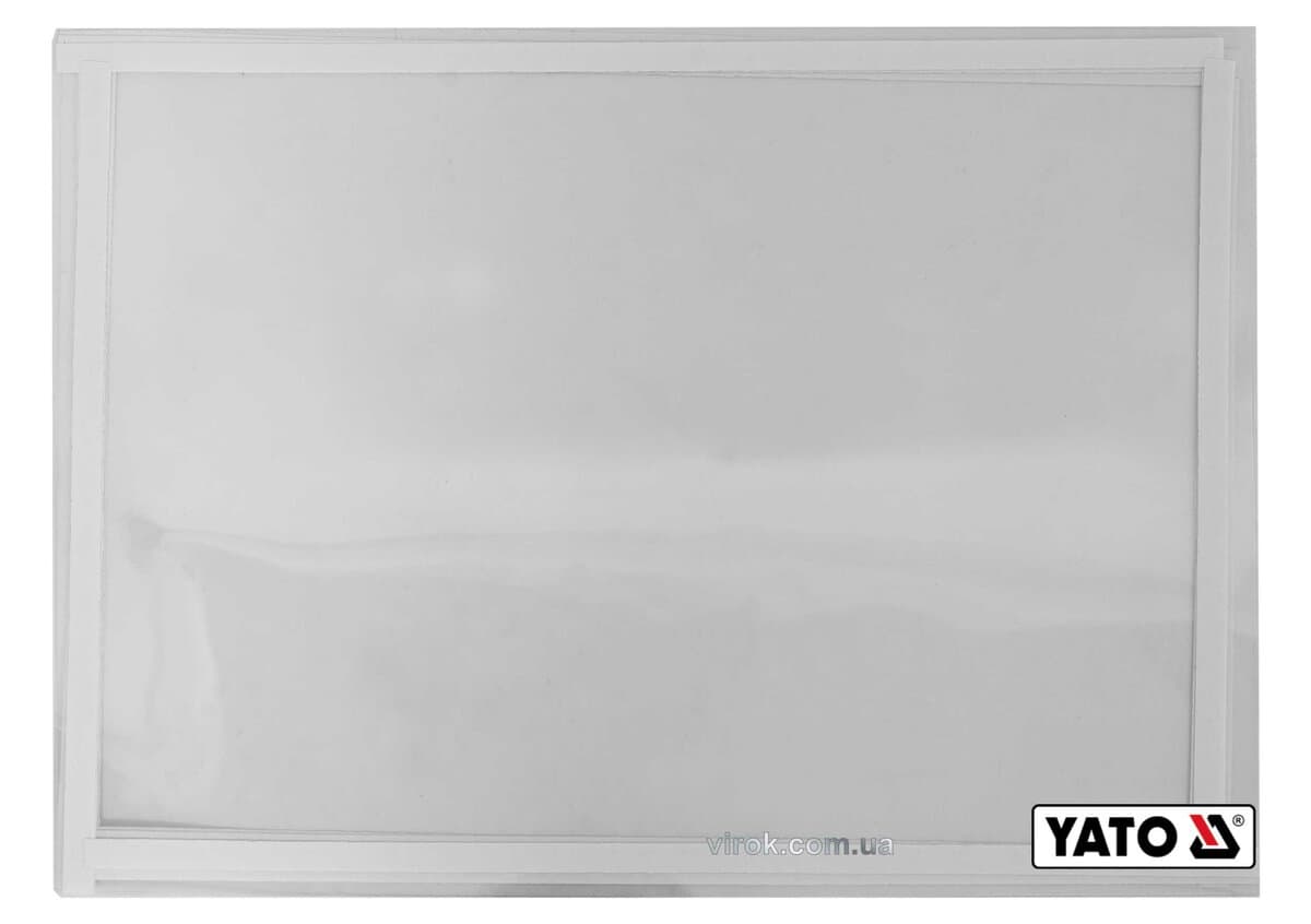 Плівка захисна до вікна камери YT-55840 YATO : 410 х 300 мм, 4 шт [50]