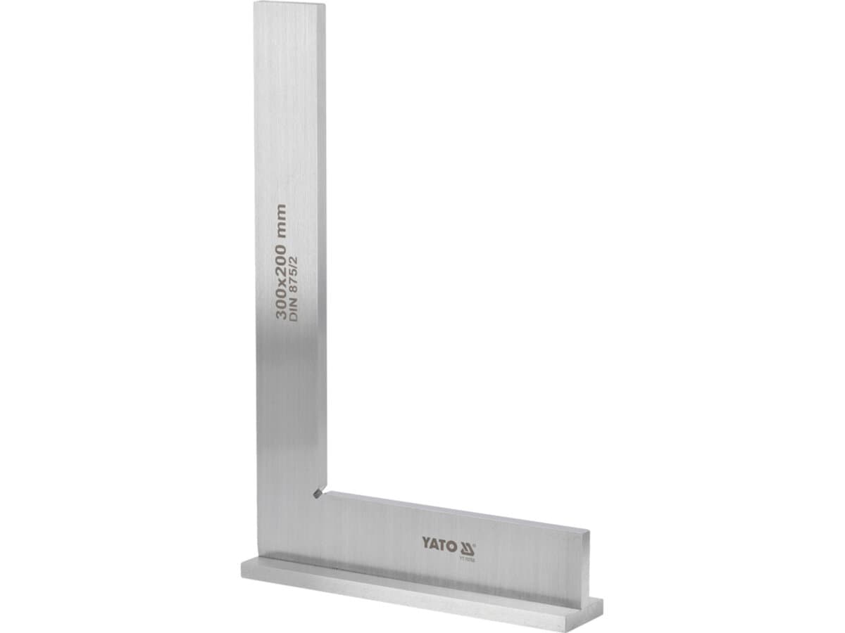 Кутник слюсарний 90° YATO з широкою основою, 300 х 200 мм [10]