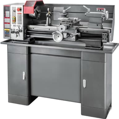 Токарний верстат по металу JET BD-12G 230В 1,5 кВт. обточ. зона Ø= 300/170 мм(стана/супор)(2M)