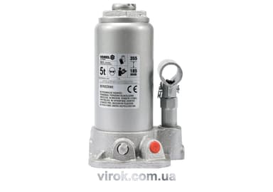 Домкрат гідравлічний cтовбцевий VOREL; F= 5 т, роб. висота- 185- 355 мм [4]