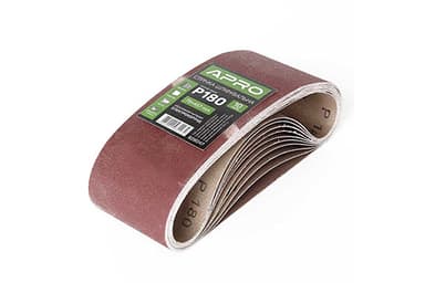 Стрічка шліфувальна нескінченна APRO P180 75×457мм (10шт)