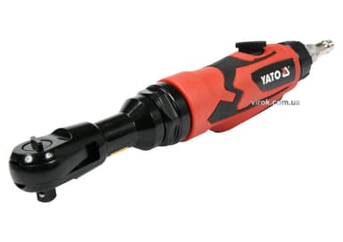 Тріщатка пневматична YATO : квадрат- 1/2", F= 80 Нм, спож. повітря- 142 л/хв, тиск- 6.3 Bar [12]