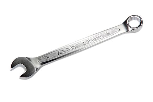 Ключ ріжково-накидний CrV 9мм (холодний штамп DIN3113) APRO