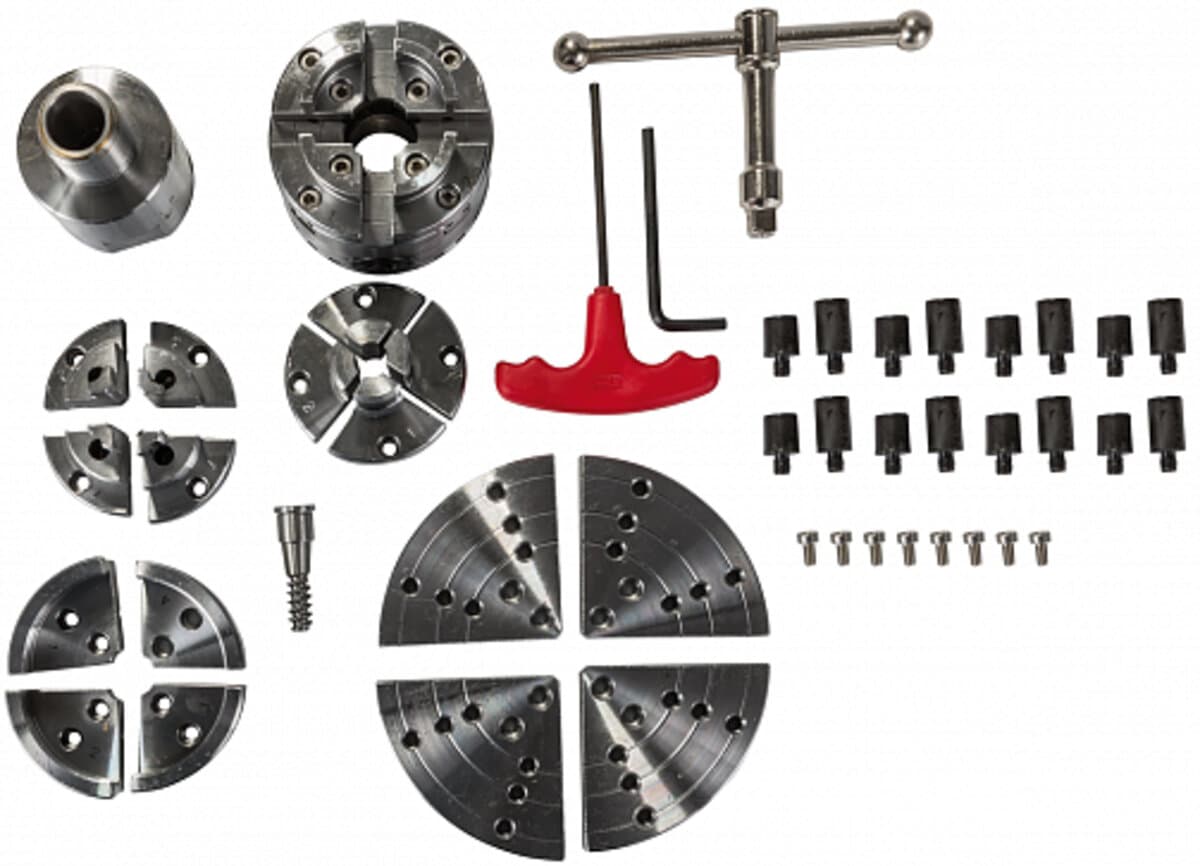 Токарний патрон 4-х кулачковий JET по дереву CK-2.75Z/S1 70 мм (комплект)