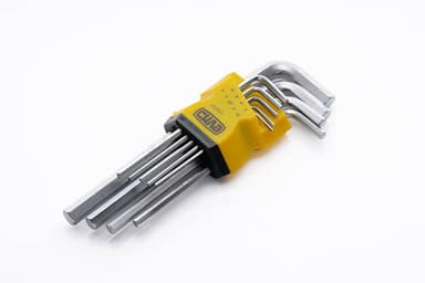 Набір шестигранників 1,5, 2, 2,5, 3, 4, 5, 6, 8, 10 середніх CrV (9шт) СИЛА