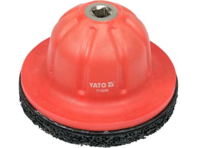 Щітка до серцевин втулок і шпильок YATO під квадр. шпиндель- 1/2", Ø= 150/90мм (зовн/внутр), h= 95мм