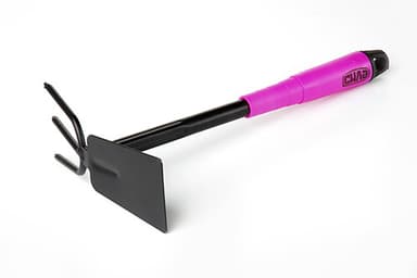 Мотика комбінована плоска + 3-х зуба з пластиковою рукояткою СИЛА