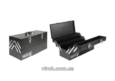Ящик для інструменту YATO металевий 460х 200х 225 мм [1/24]