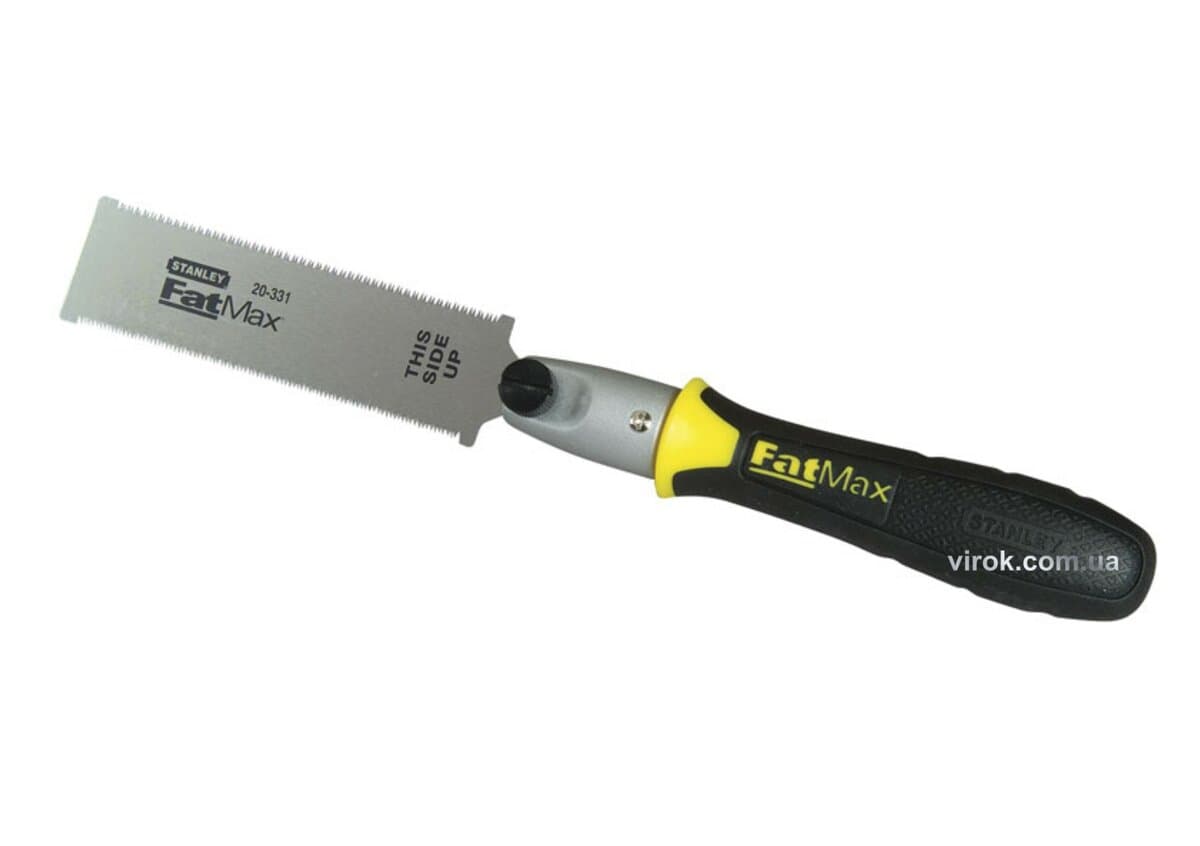 Ножівка МІНІ STANLEY "FatMax" з полотном з 2 ріжучими краями, L= 120 мм