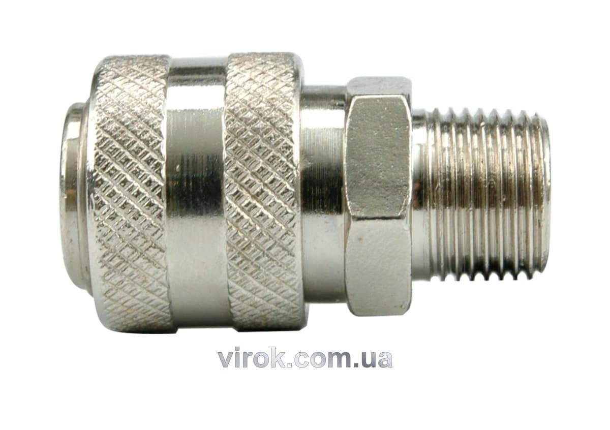 Швидкорознімне з'єднання VOREL з зовнішньою різьбою 1/4" [20/120]