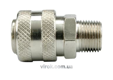 Швидкорознімне з'єднання VOREL з зовнішньою різьбою 1/4" [20/120]