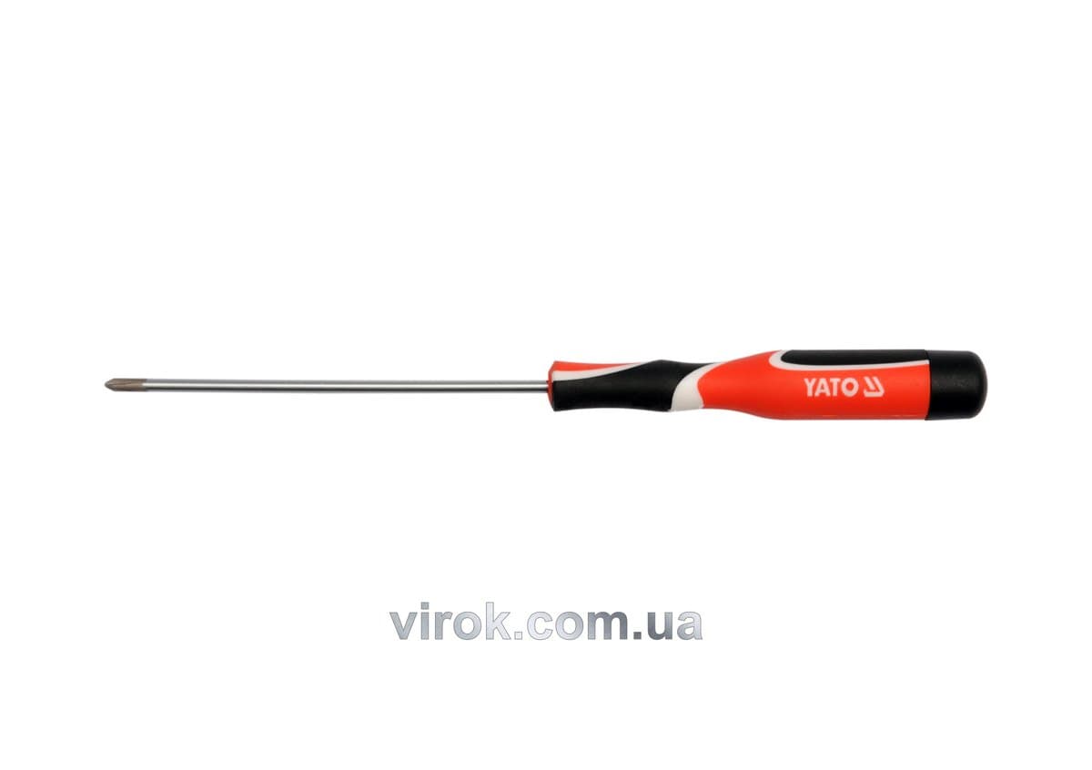 Викрутка хрестова прецизійна YATO : "Philips" PH000 x 75 мм [50/400]