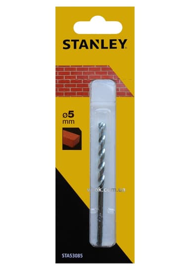 Свердло по цеглі STANLEY : Ø= 5 x 85 /50 мм