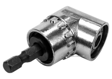 Тримач-адаптер кутовий YATO : HEX - 1/4", L= 37 мм, F=12 Нм, під кутом 105° [100]