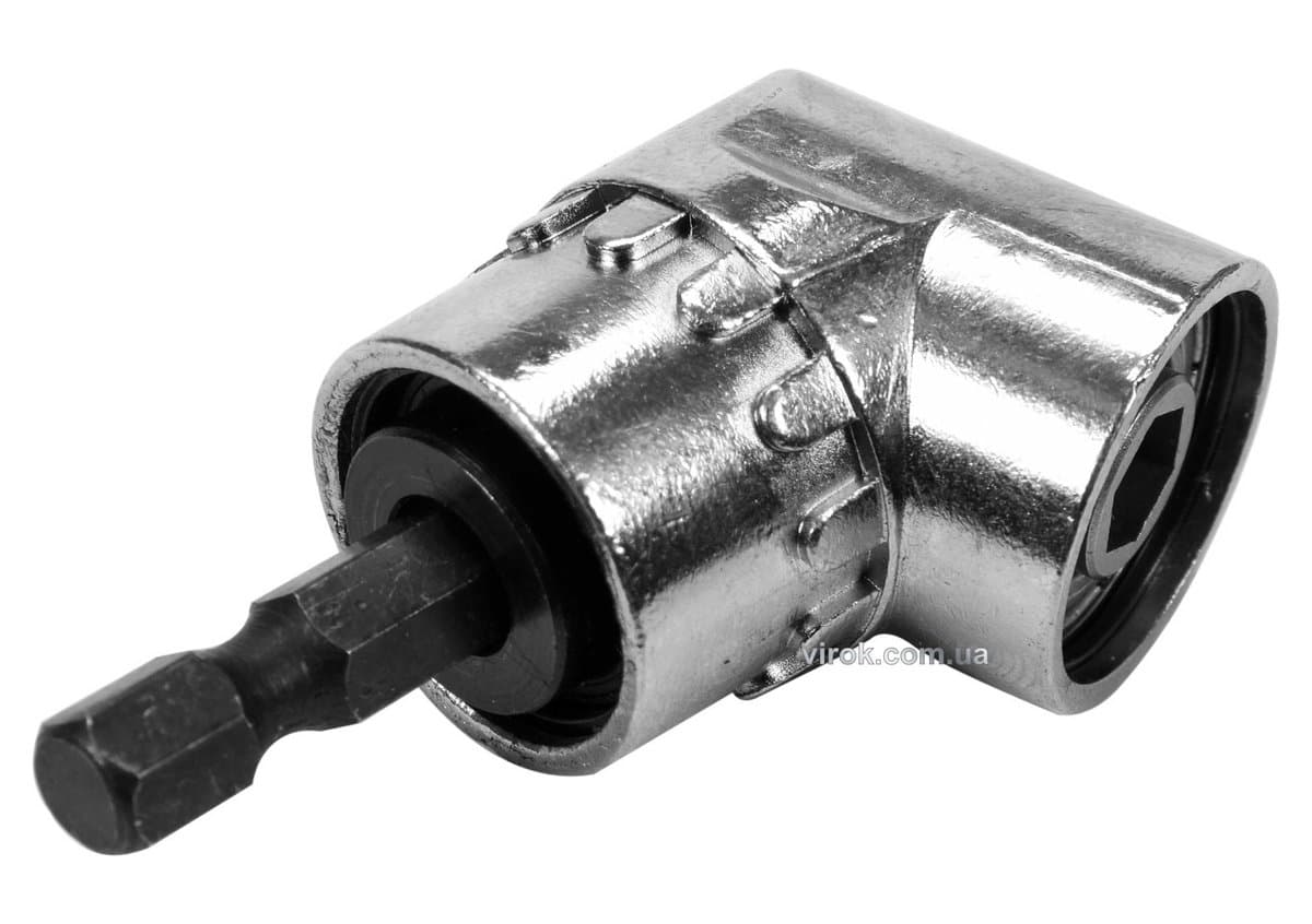 Тримач-адаптер кутовий YATO : HEX - 1/4", L= 37 мм, F=12 Нм, під кутом 105° [100]