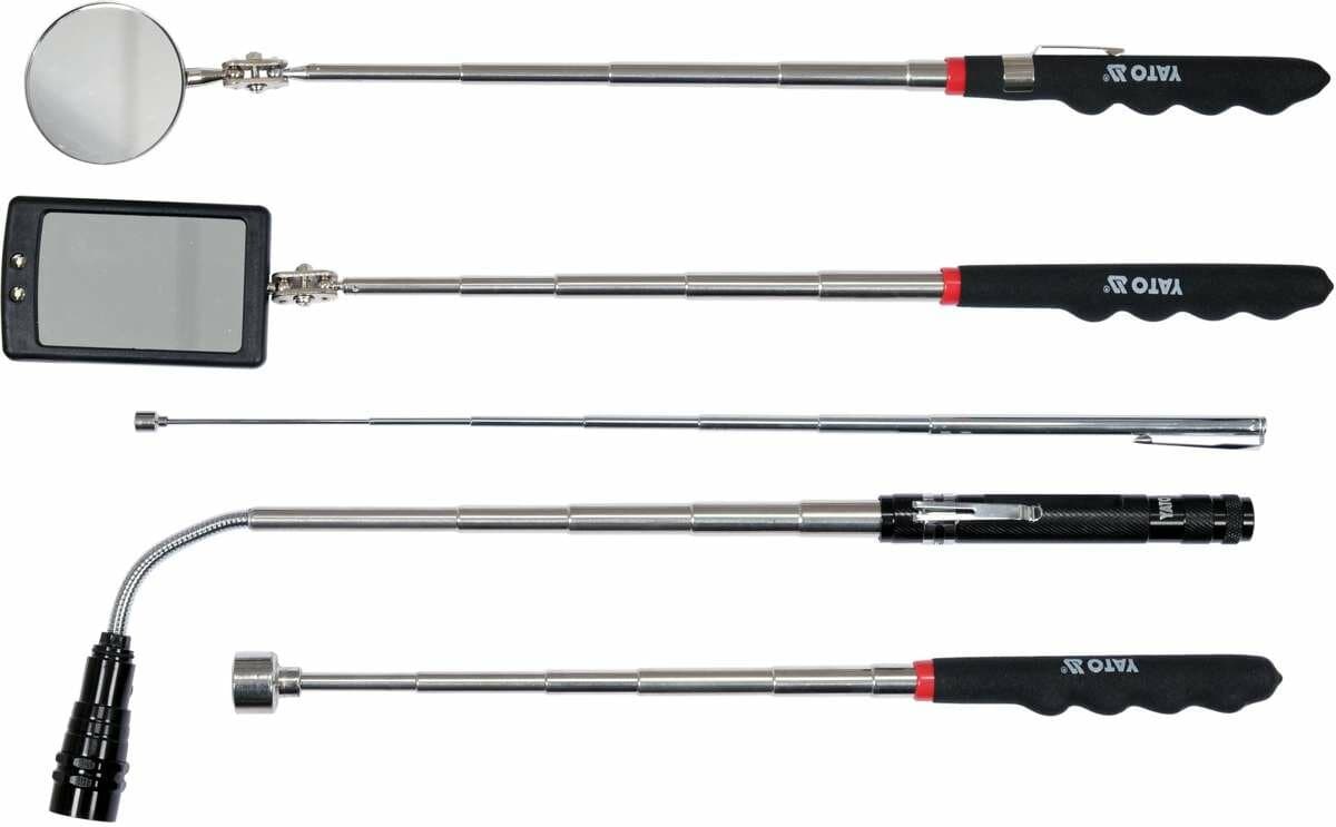 Засоби для огляду обладнання YATO, набір 5 елементів [48]