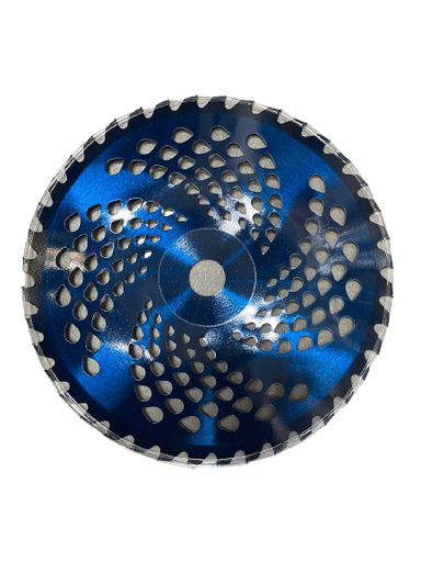 REVOLT Ніж для тримера победіт. 255*25 мм 40Т (зігнутий "таря", кольоровий)