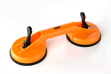 Тримач-присоска для скла та плитки подвійна 2х120мм СИЛА