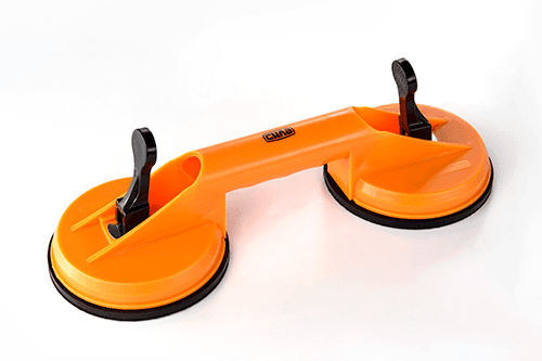 Тримач-присоска для скла та плитки подвійна 2х120мм СИЛА