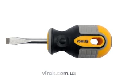 Викрутка плоска VOREL : SL5 х 38 мм. Cr-V [12/60/240]