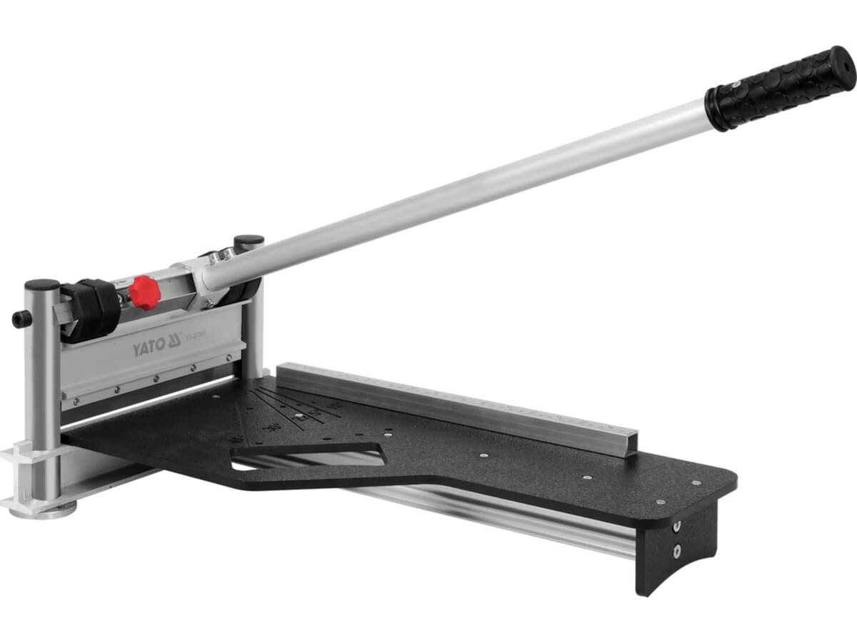 Різак до підлогових ламінатних плит YATO довжиною 230 мм, товщ.- 15 мм; стільниця- 650х 460 мм [6]