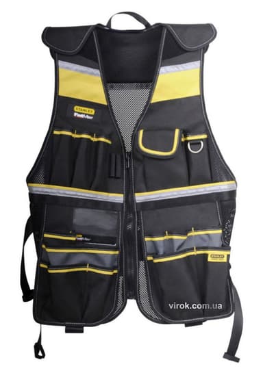 Жилет з кишенями для інструменту STANLEY : 47 х 7 х 58 см