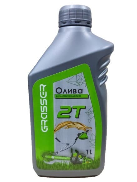 Олива Grasser для двотактних бензинових двигунів 2Т (1л)