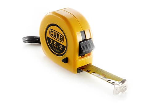 Рулетка Стандарт з магнітом 7,5м х 25мм СИЛА