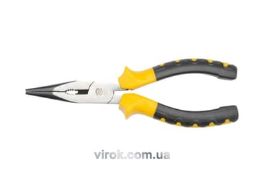 Щипці - тонкогубці VOREL : прямі, L= 160 мм [6/120]