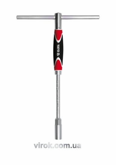 Ключ торцевий YATO : тип - "T", обертова ручка, M= 13 мм, L= 310 мм [10/10/40]