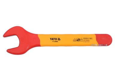 Ключ ріжковий електрика VDE YATO : М21 мм, до 1000V(DW)