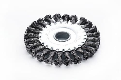 Щітка коло сталеві витки 125мм (КШМ) APRO