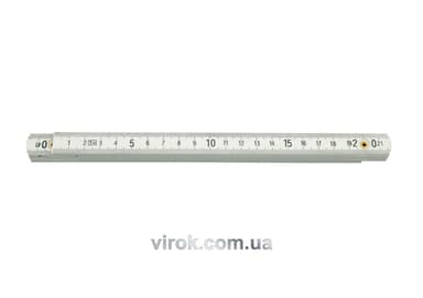 Метр складений пластмасовий VOREL : L= 1 м [20/200]