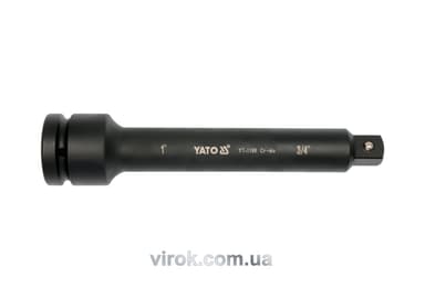 Подовжувач з перехідником YATO : квадрат 1" - квадрат 3/4", L= 250 мм [6/24]