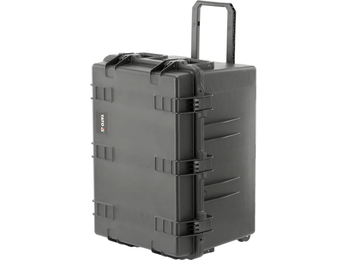 Ящик для інстр-ту гермет 2 колеса YATO габ зовн/внутр- 845x620x490/ 757x528x452 мм, з поліпропілену