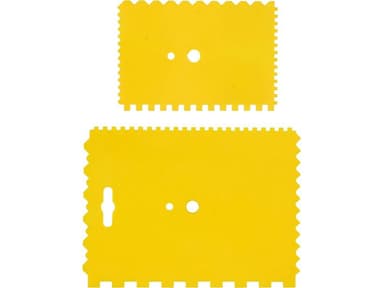 Терки пластикові зубчаті VOREL, 180х130 мм і 130х90 мм, компл. 2 шт. [10]