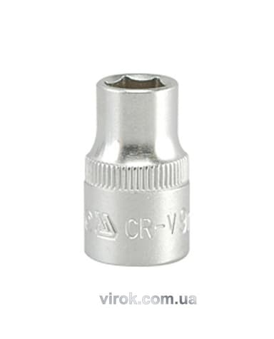 Головка торцева 6-гранна YATO : квадрат 3/8", М= 9 мм, L= 28 мм [24/240/480]