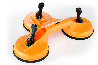 Тримач-присоска для скла та плитки потрійна 3х120мм СИЛА