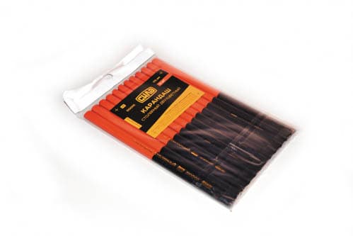 Олівець столярний двоколірний 175мм (набір 12шт) СИЛА