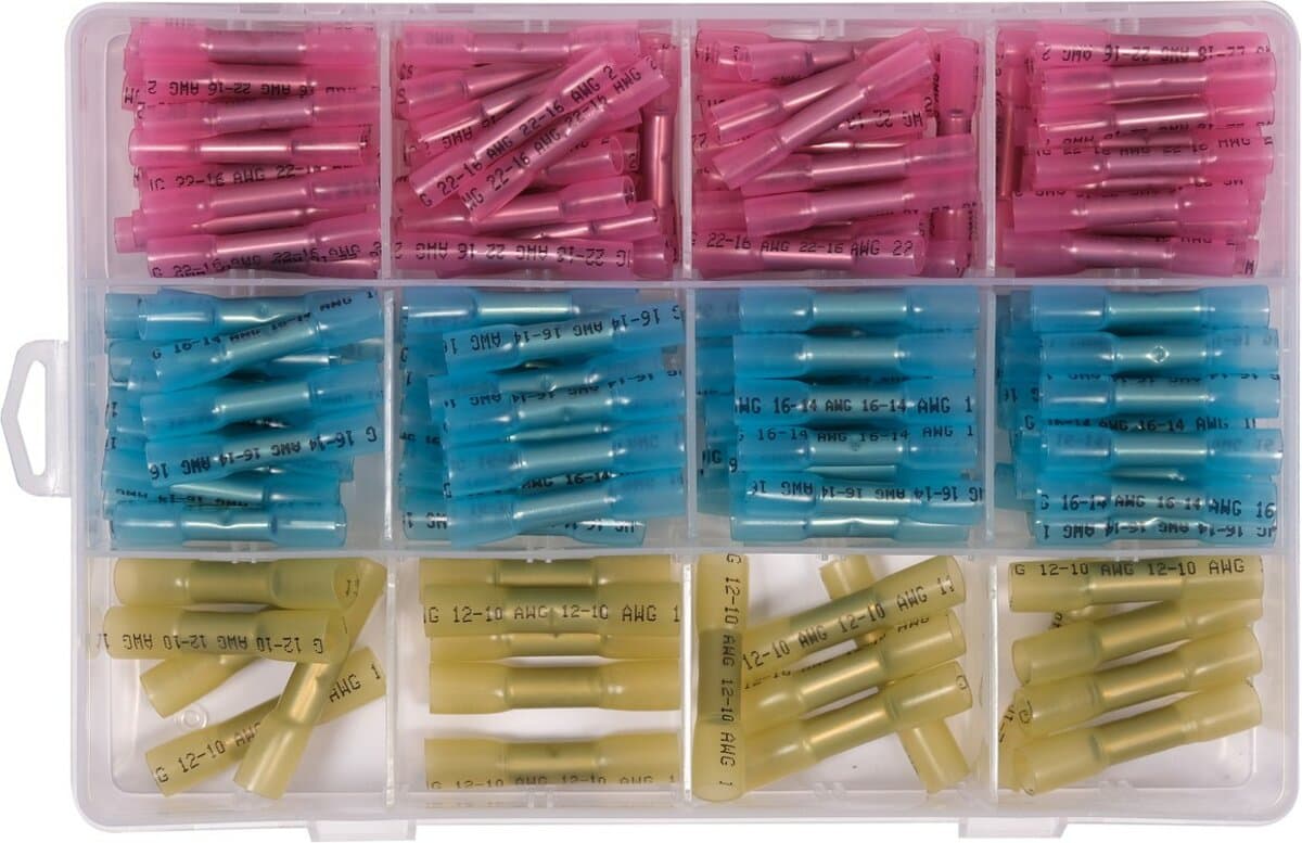 Кембрики термоусадні YATO обтискні 0,5- 6,0 мм², t≤ 105°C. 200 шт [60]