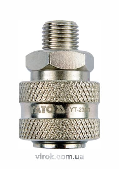 Швидкоз'єднувана муфта YATO з зовніш. різьбою Ø= 1/4" [20/120]