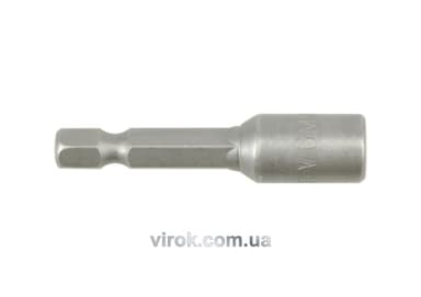 Насадка торцева магнітна 6-гранна YATO : HEX M6 x 48 мм, HEX Ø= 1/4" [Блістер] [100]