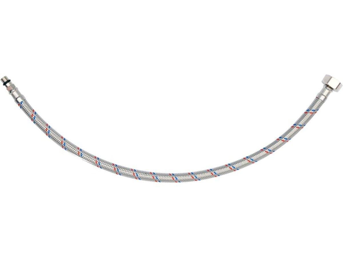 Шланг водопровідний з опліткою з нерж сталі FALA l= 500мм Ø= 8/12, з'єдн F-1/2" х M-M10x1- 17мм 1МПа