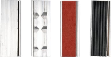 Губки змінні до лещат м'які YATO: b=125мм, з алюмінієвою основою і магнітним кріпленням, 4 пари [20]