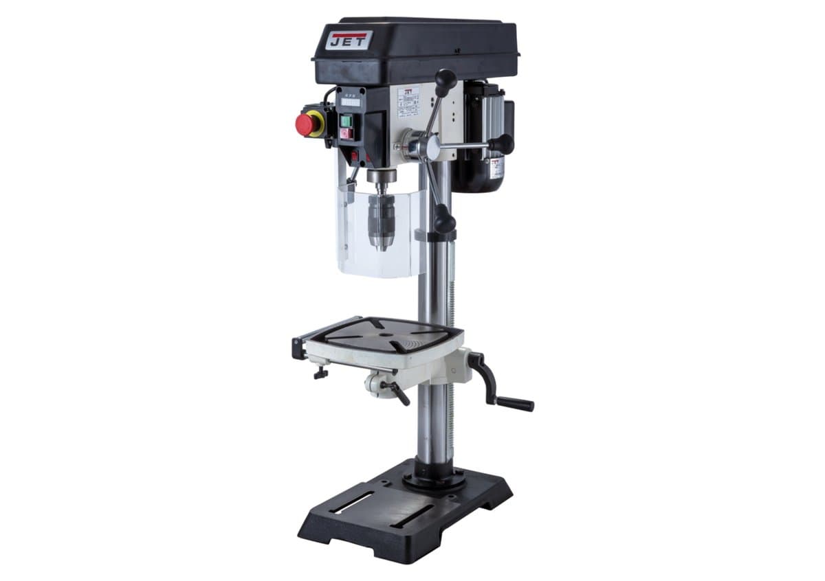 Свердлильний верстат JET JWDP-12 : 230В. 0,55(0,37)кВт. MK-2/ В16. Ø≤16мм; варіатор швидк.