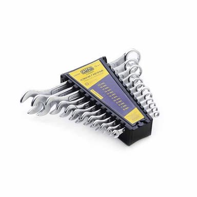 СИЛА Набір ключів ріжково-накидних Стандарт 12 шт. (6,7,8,9,10,11,12,13,14,17,19,22 мм)