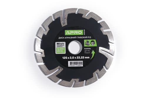 Диск до бетону 180х2,2мм (22-24%) глибокий різ APRO