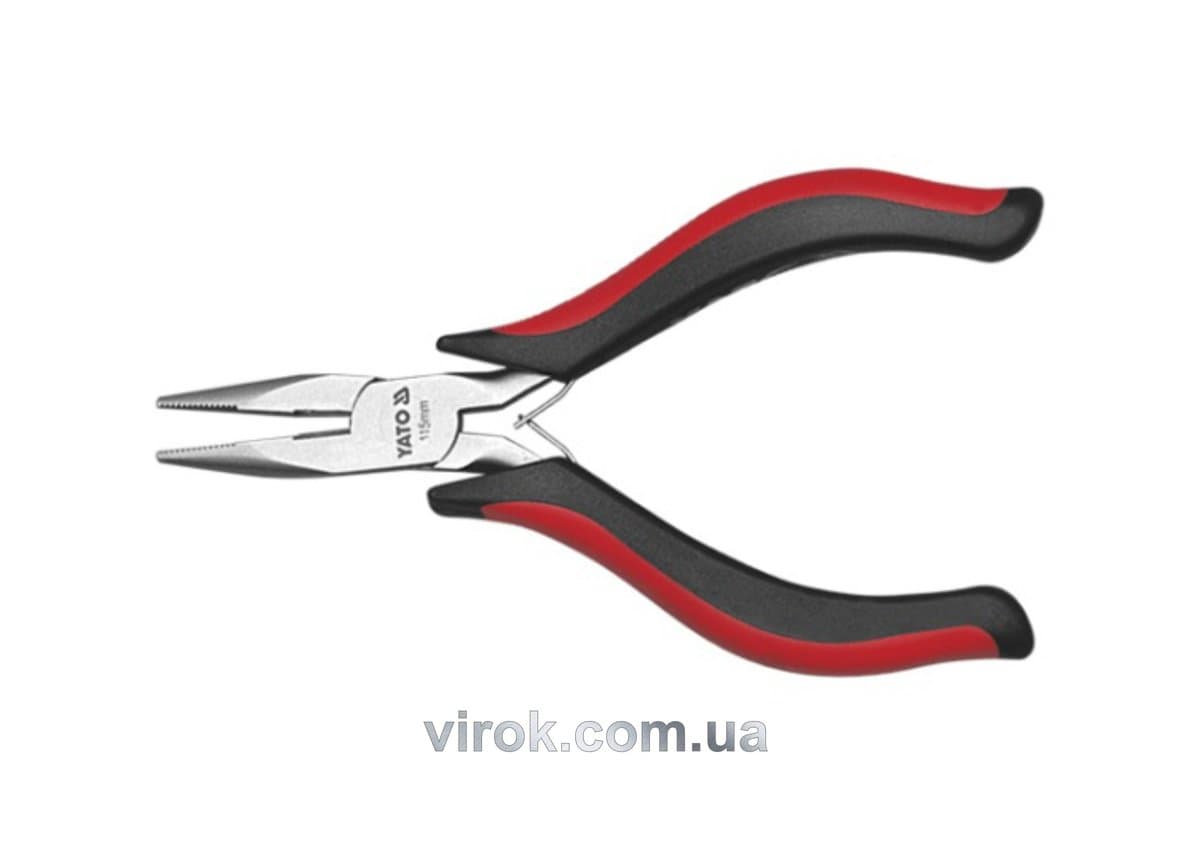 Тонкогубці нікельовані YATO l=115мм [6/120]